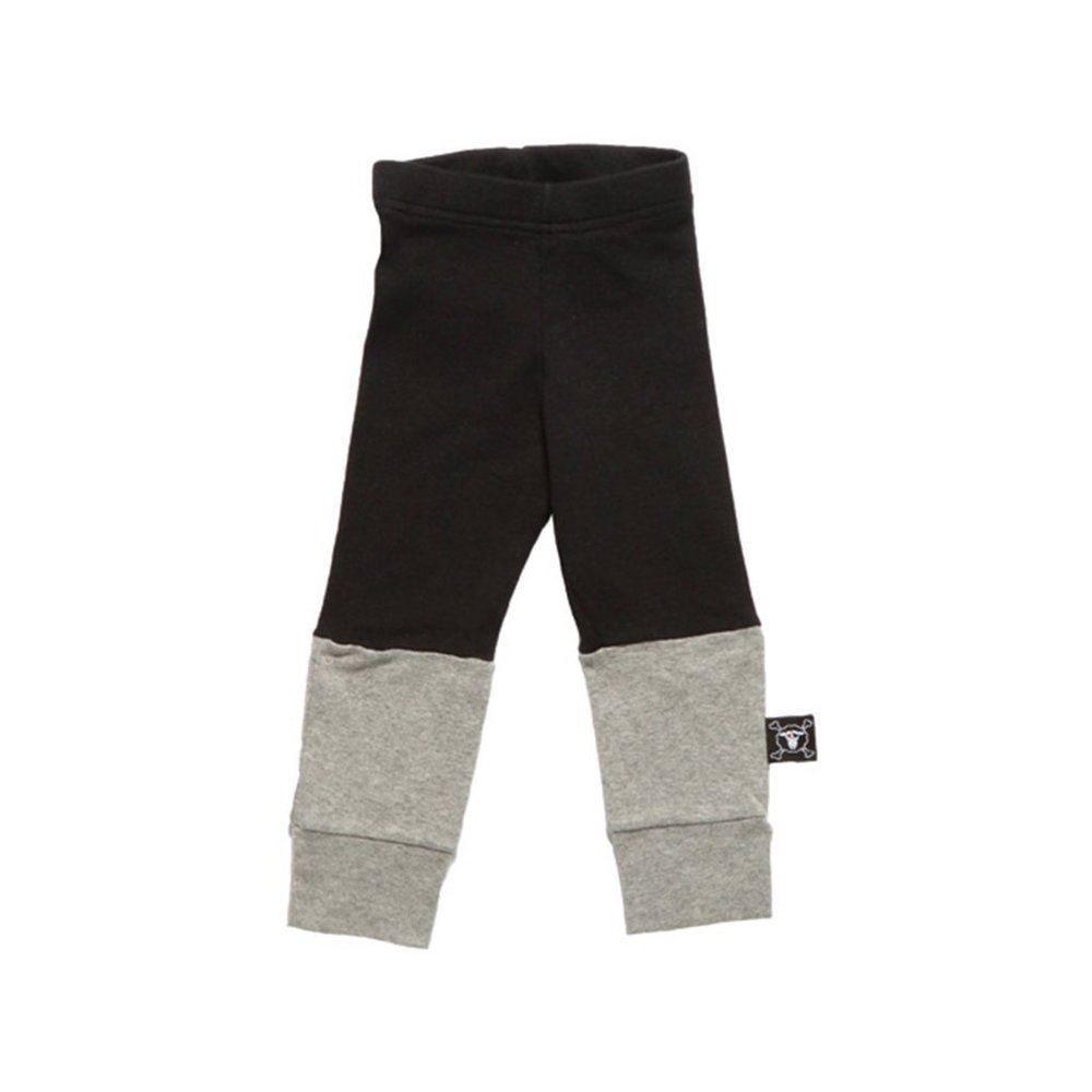 Nununu 1/4 Leggings Black+Grey